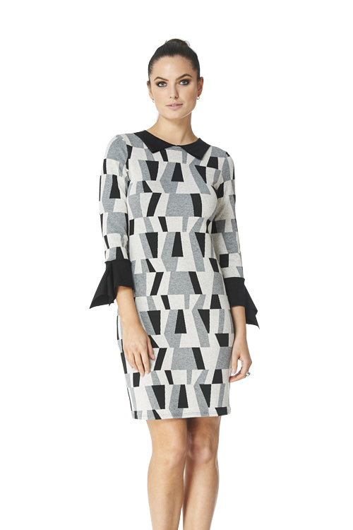 Everly Reversible Jacquard Dress