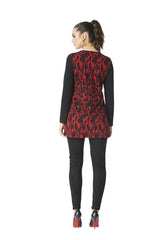 Kristy Jacquard Cut Out Tunic